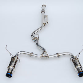 Invidia 2022+ Subaru WRX N1 Twin Outlet Single Layer Tip Cat-Back Exhaust