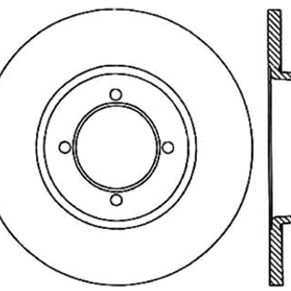 StopTech Slotted & Drilled Sport Brake Rotor