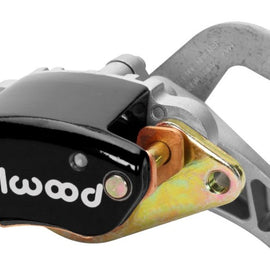 Wilwood Caliper-MC4 Mechanical-R/H - Black w/ Logo 1.19in Piston .81in Disc