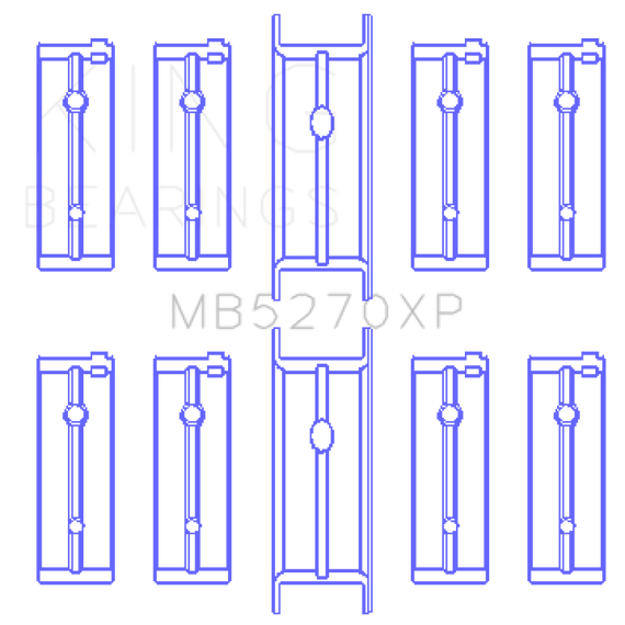 King 03-05 Dodge Neon SRT4 2.4L (Size STD) Performance Main Bearing Set