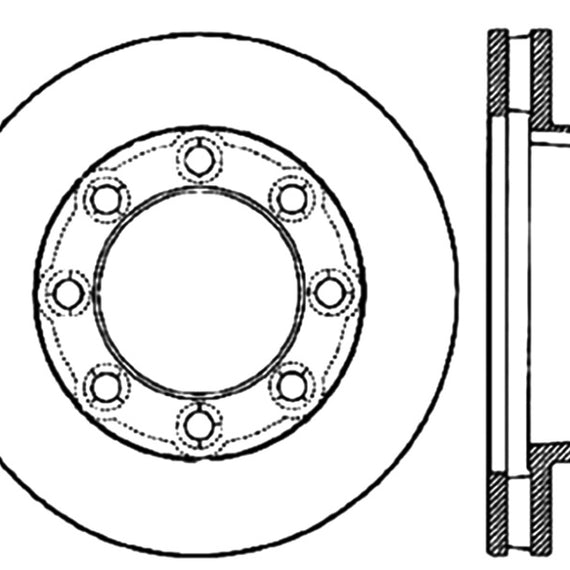 StopTech Slotted & Drilled Sport Brake Rotor