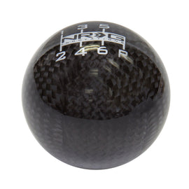 NRG Ball Style Shift Knob - Heavy Weight 480G / 1.1Lbs. - Black Carbon Fiber (6 Speed)