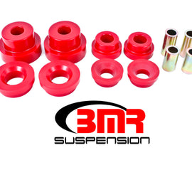 BMR 10-15 5th Gen Camaro Rear Cradle Pro Version Full Bushing Kit (Polyurethane) - Red