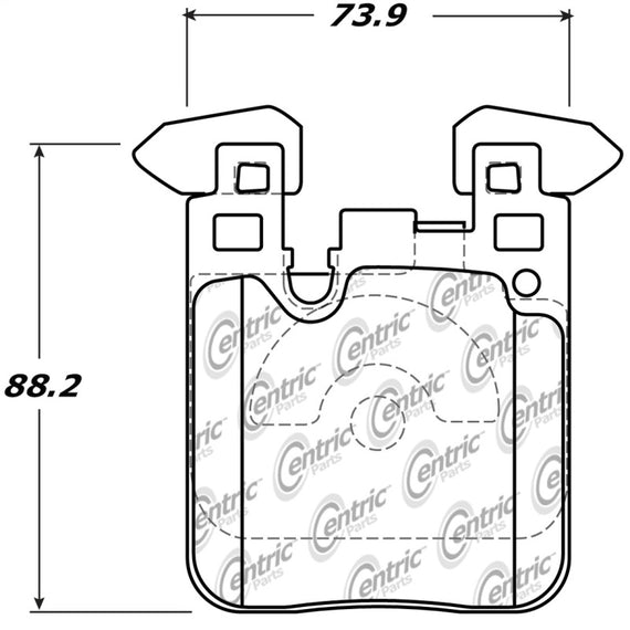 StopTech Street Performance Brake Pads BMW F22 M235i/F30 335i/F32 435i - Rear