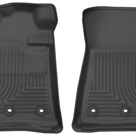 Husky Liners 13-16 Lexus LX570 / 13-16 Toyota Land Cruiser Weatherbeater Black Front Floor Liners