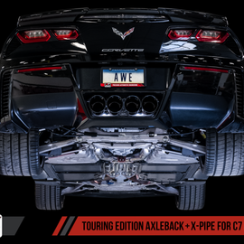 AWE Tuning 14-19 Chevy Corvette C7 Z06/ZR1 (w/o AFM) Track Edition Axle-Back Exhaust w/Chrome Tips