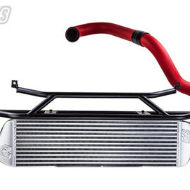 Turbo XS FMIC for 15-16 Subaru WRX - Wrinkle Red Pipes