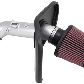 K&N 2013-14 Honda Accord 2.4L L4 69 Series Typhoon Air Intake System - Silver Cold Air Intake Kit