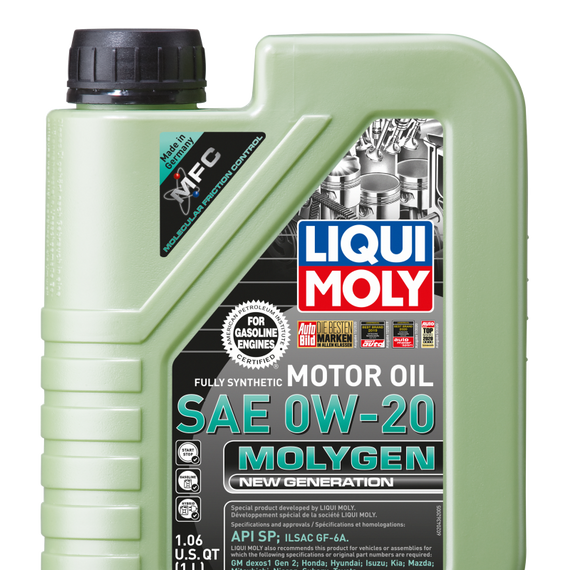 LIQUI MOLY 1L Molygen New Generation Motor Oil SAE 0W20