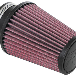 K&N Universal Clamp-On Air Filter 3in Flange ID x 5in Base OD x 3.5in Top OD x 6in Height