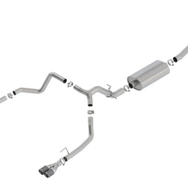 Borla 19 Chevrolet Silverado/GMC Sierra 1500 6.2L SS Touring Catback Exhaust - Carbon Fiber Tips