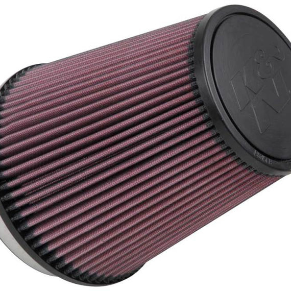 K&N Filter Universal Rubber Filter 5 inch Flange 6 1/2 inch Base 4 3/8 inch Top 7 inch Height