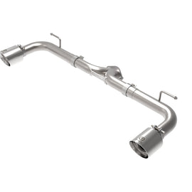 aFe Takeda 2-1/2in 304 SS Axle-Back Exhaust w/ Polished Tips 14-18 Mazda 3 L4 2.0L/2.5L