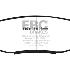 EBC 08+ Lexus LX570 5.7 Yellowstuff Rear Brake Pads