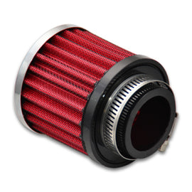 Vibrant Crankcase Breather Filter w/ Chrome Cap 1.5in 38mm Inlet ID