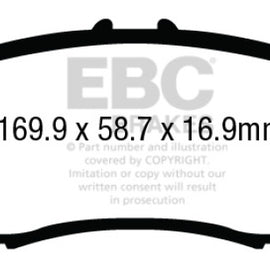 EBC 14+ Acura MDX 3.5 Ultimax2 Front Brake Pads