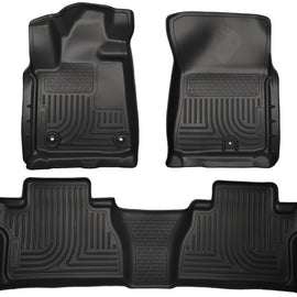 Husky Liners 14 Toyota Tundra Weatherbeater Black Front & 2nd Seat Floor Liners