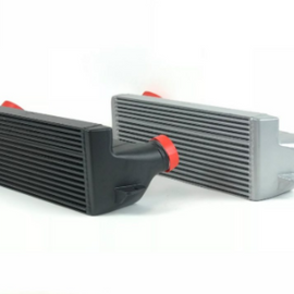 CSF 04-13 BMW 335i/xi (E90/E91/E92/E93) High Performance Stepped Core Bar/Plate Intercooler - Black