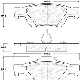 StopTech Street Brake Pads - Rear