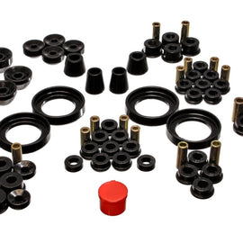 Energy Suspension 92-96 Honda Prelude Black Hyper-Flex Master Bushing Set