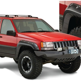 Bushwacker 93-98 Jeep Grand Cherokee Cutout Style Flares 4pc - Black