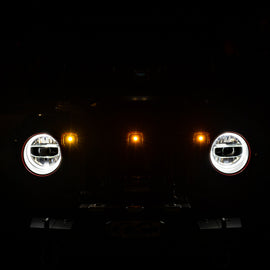 DV8 Offroad 2018+ Jeep JL Grill Amber Marker Lights