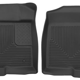 Husky Liners 09-12 Ford F-150 Series Reg/Super/Crew Cab X-Act Contour Black Floor Liners