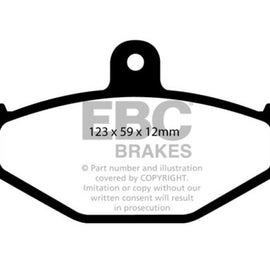 EBC 08+ Lotus 2-Eleven 1.8 Supercharged Yellowstuff Rear Brake Pads