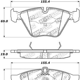 StopTech Performance 07-09 BMW E90/E92/E93 335i Coupe/Sedan Front Brake Pads D918
