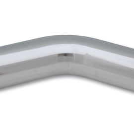 Vibrant 4in O.D. Universal Aluminum Tubing (45 degree bend) - Polished