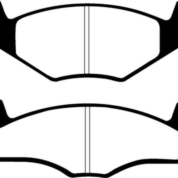 EBC 86-93 Volkswagen Cabriolet 1.8 Redstuff Front Brake Pads