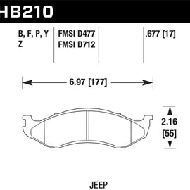 Hawk HPS Street Brake Pads