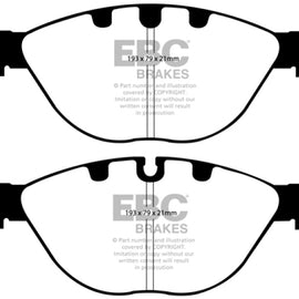 EBC 06-10 BMW M5 5.0 (E60) Yellowstuff Front Brake Pads