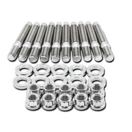 BLOX Racing SUS303 Stainless Steel Exhaust Manifold Stud Kit M8 x 1.25mm 45mm in Length - 7-piece