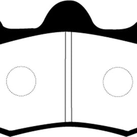 EBC 10+ Lotus Evora 3.5 Redstuff Front Brake Pads