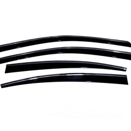 AVS 07-11 Lexus ES350 Ventvisor Low Profile Deflectors 4pc - Smoke w/Chrome Trim