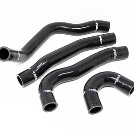 Torque Solution 08-15 Mitsubishi Evolution X Silicone Radiator Hose Kit - Black