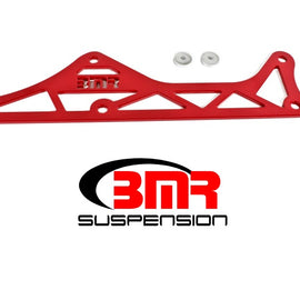 BMR 16-17 6th Gen Camaro Steel Driveshaft Tunnel Brace - Red