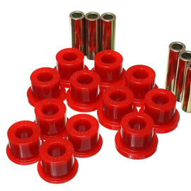 Energy Suspension 05-14 Toyota Tacoma Rear Leaf Spring Bushings - Red