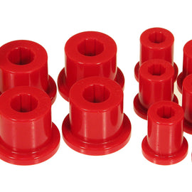 Prothane 76-86 Jeep CJ5/CJ7 Rear Spring & Shackle Bushings - Red