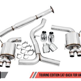 AWE Tuning 2015+ Subaru WRX VA Sedan Touring Edition Exhaust - Chrome Silver Tips (102mm)