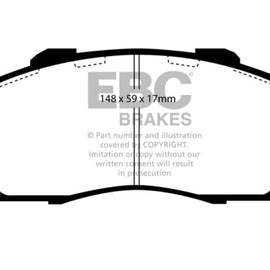 EBC 97 Acura CL 3.0 Yellowstuff Front Brake Pads