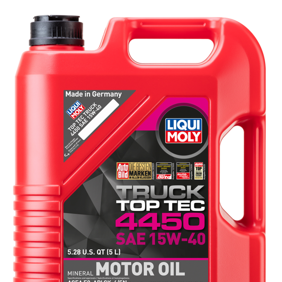 LIQUI MOLY 5L Top Tec Truck 4450 Motor Oil SAE 15W40