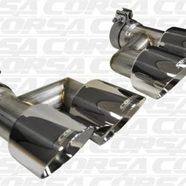 Corsa 2015-2017 Ford Mustang GT 5.0 Polish Quad Tips Kit