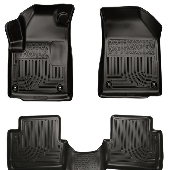 Husky Liners 2013 Dodge Dart WeatherBeater Black Front & 2nd Seat Floor Liners