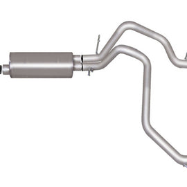 Gibson 07-12 Chevrolet Avalanche LS 5.3L 2.25in Cat-Back Dual Split Exhaust - Aluminized