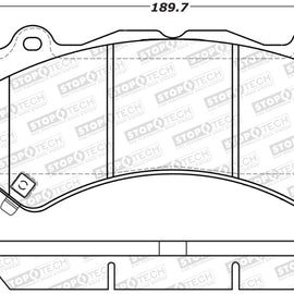 StopTech Street Brake Pads - Front