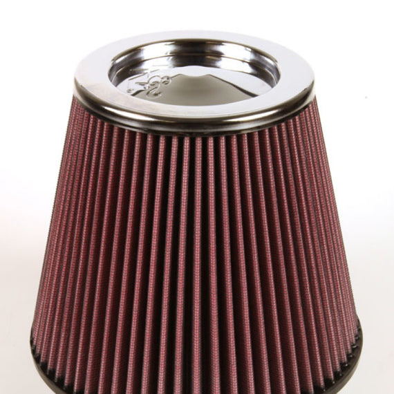 K&N Round Tapered Universal Air Filter 6in Flange ID x 7.5in Base OD x 5in Top OD x 6.5in Height