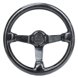 NRG Forged Carbon Fiber Steering Wheel (350mm / 3in. Deep)