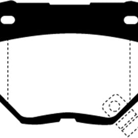 EBC 89-95 Nissan Skyline (R32) 2.6 Twin Turbo GT-R Redstuff Rear Brake Pads